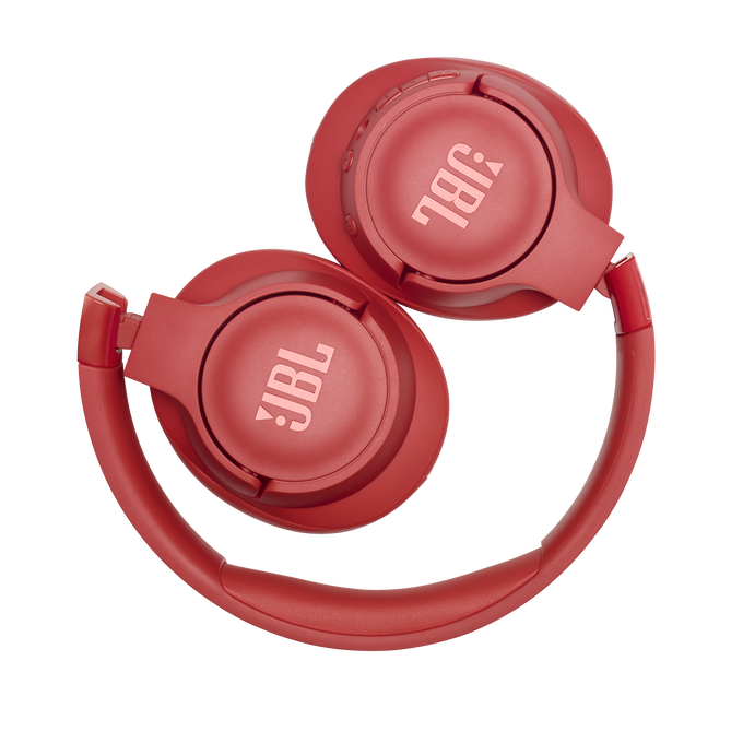 JBL Tune 750BTNC - Coral Orange - Wireless Over-Ear ANC Headphones - Detailshot 2 image number null